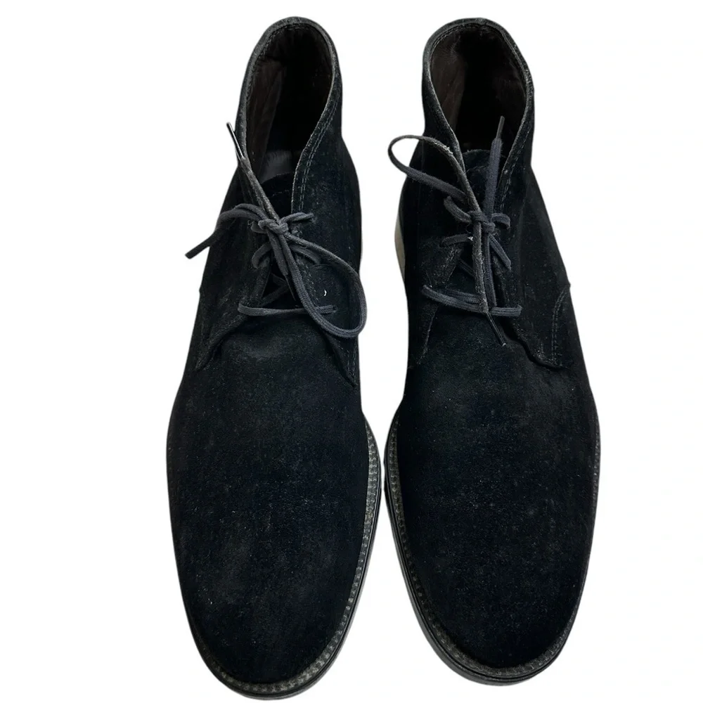 Tod’s black suede men’s ankle boots size 8